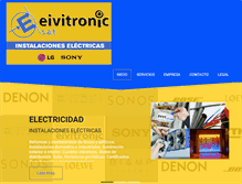 Tablet Screenshot of eivitronic.com
